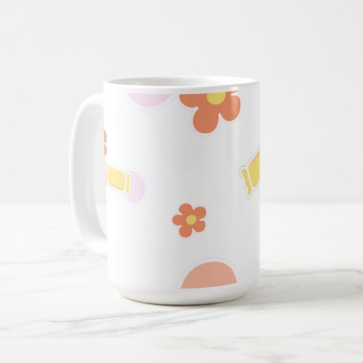 sweets and flowers koffiemok (Voorkant links)