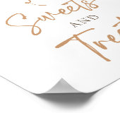 Sweets and Treats Teddy Bear Balloon Birthday  Poster (Hoek)