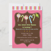 Sweets and Trees Invite Kaart (Voorkant)