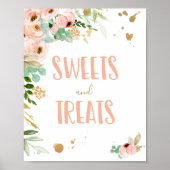 Sweets and Trees Miss Onederful Birthday Sign Poster (Voorkant)