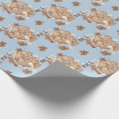 Sweets en Baby is buiten koud Cadeaupapier (Hoek)