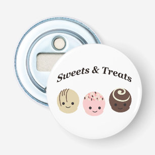 Sweets en behandelingen! Chocolade Button Flesopener