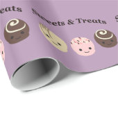 Sweets en behandelingen! Chocolade Cadeaupapier (Rol Hoek)