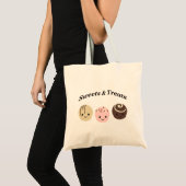 Sweets en behandelingen! Chocolade Tote Bag (Voorkant (product))