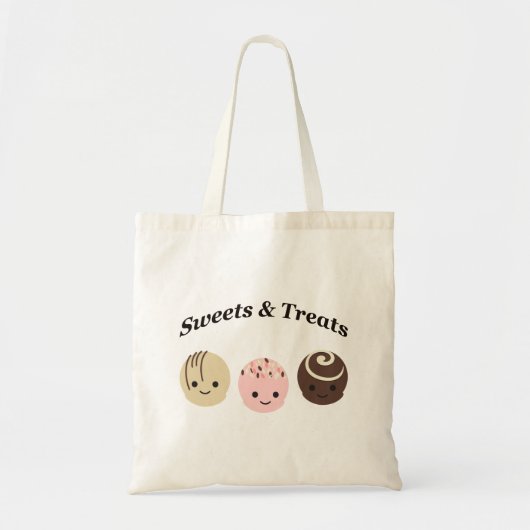 Sweets en behandelingen! Chocolade Tote Bag (Voorkant)