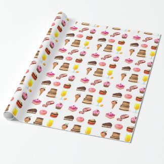 Sweets en snoepjes cadeaupapier