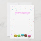 Sweets ijsje foto ELKE AGE-verjaardagsfeestje Kaart (Achterkant)