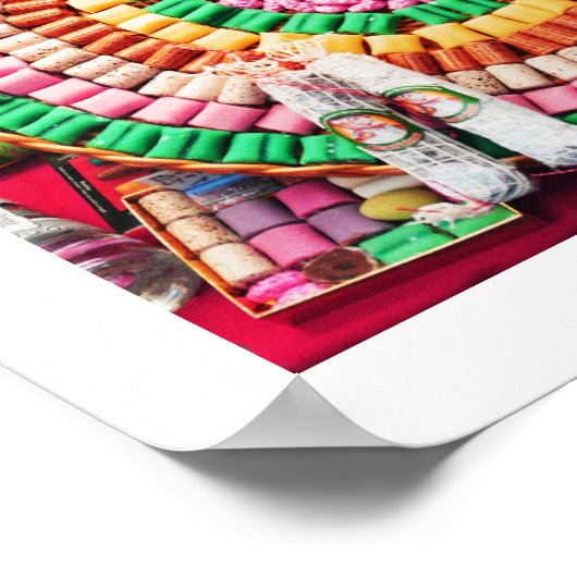 Sweets in Lyon, Frankrijk Poster (Hoek)