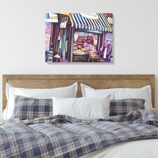 Sweets, New York City Canvas Afdruk (Insitu (Slaapkamer))