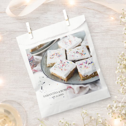Sweets of Cookie Wedding Favor Bag Bedankzakje (Geknipt)