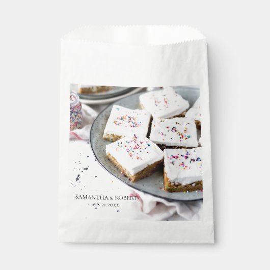 Sweets of Cookie Wedding Favor Bag Bedankzakje (Voorkant)