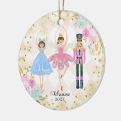Sweets Personalized Nutkraker ornament Girl (Links)