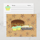 Sweets Recipe Kaart (Voorkant / Achterkant)