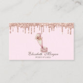 Sweets Rose Gold Drips Bakkerij Visitekaartje (Voorkant)