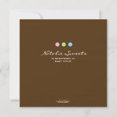 Sweets Shoppe 5x5 Kaart (Achterkant)