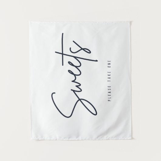 Sweets Table Backdrop Take One Dessert Wedding Wandkleed (Voorkant)