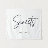 Sweets Table Backdrop Take One Dessert Wedding Wandkleed (Voorkant (horizontaal))