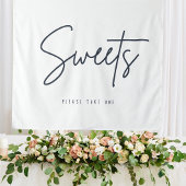 Sweets Table Backdrop Take One Dessert Wedding Wandkleed
