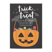 Sweets & Treats Halloween Invite Kaart