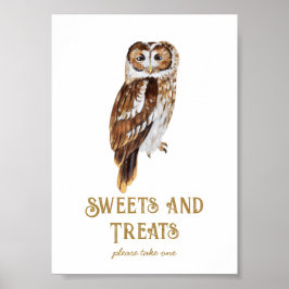 Sweets & Treats Uil Baby shower Poster