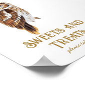 Sweets & Treats Uil Baby shower Poster (Hoek)