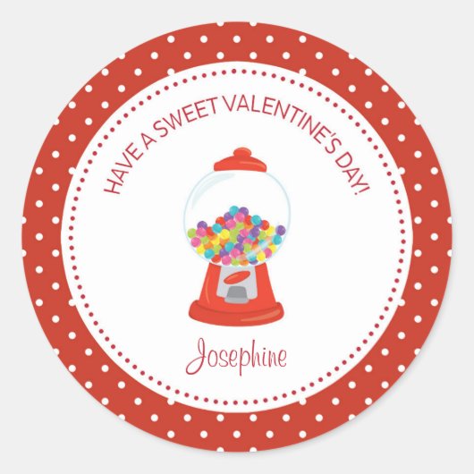 Sweets Valentijnsdag Sticker (Voorkant)