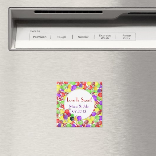 Sweets Wedding Magnet (Insitu (Vaatwasser))