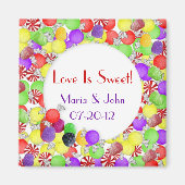 Sweets Wedding Magnet (Voorkant)