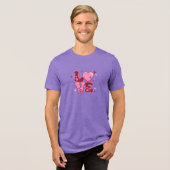 SweetStitch Love Tri-Blend Shirt (Voorkant volledig)