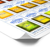 SweetStone Snoep Flavourlijst Poster (Hoek)