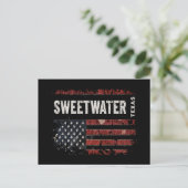 Sweetwater Texas Briefkaart (Staand voorkant)