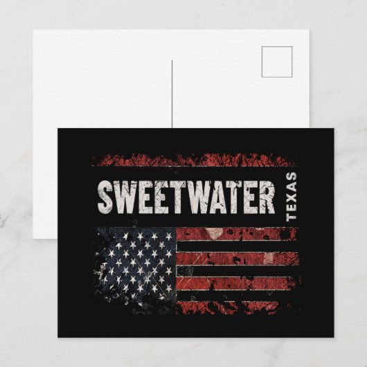 Sweetwater Texas Briefkaart (Voorkant / Achterkant)