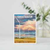 Sweetwater Texas Reizen Briefkaart (Staand voorkant)