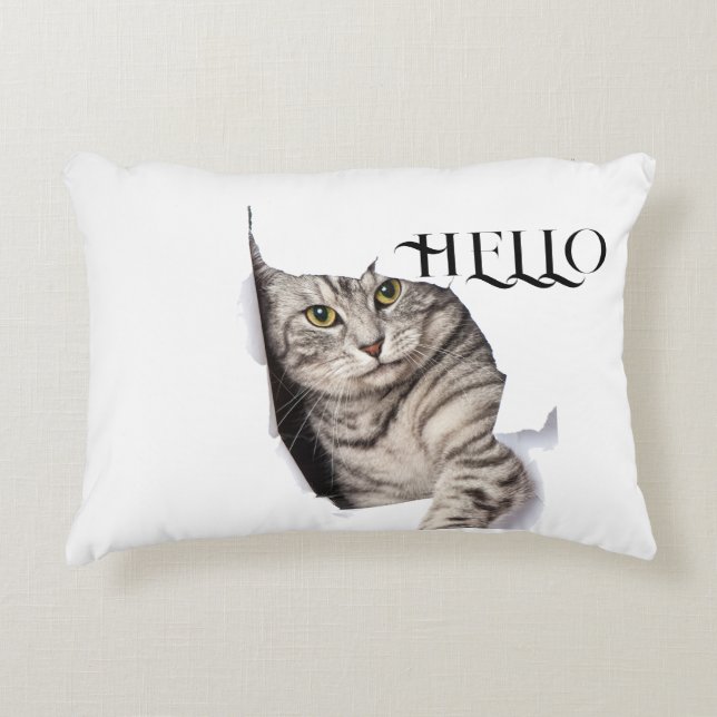 Sweety cat Pillow Accent Kussen (Voorkant)