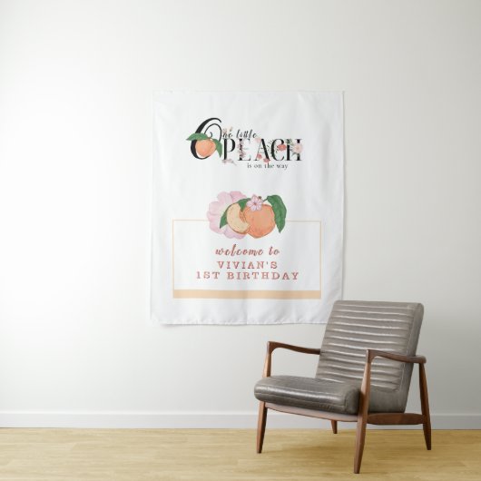 Sweety Little Peach Welkom Wandkleed (In situ)