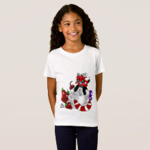 Sweety Red Panda Girls T-Shirt