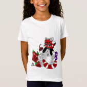 Sweety Red Panda Girls T-Shirt (Voorkant)