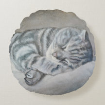 Sweety Sleeping Cat Pillow