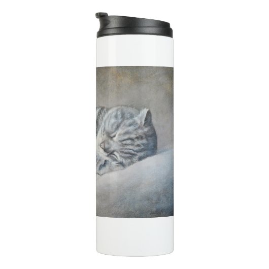 Sweety Sleeping Cat Thermosbeker (Geroteerd rechts)