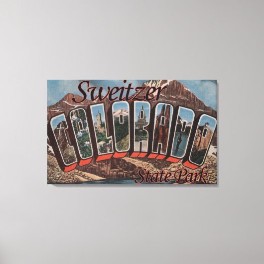 Sweitzer State Park Canvas Afdruk (Voorkant)