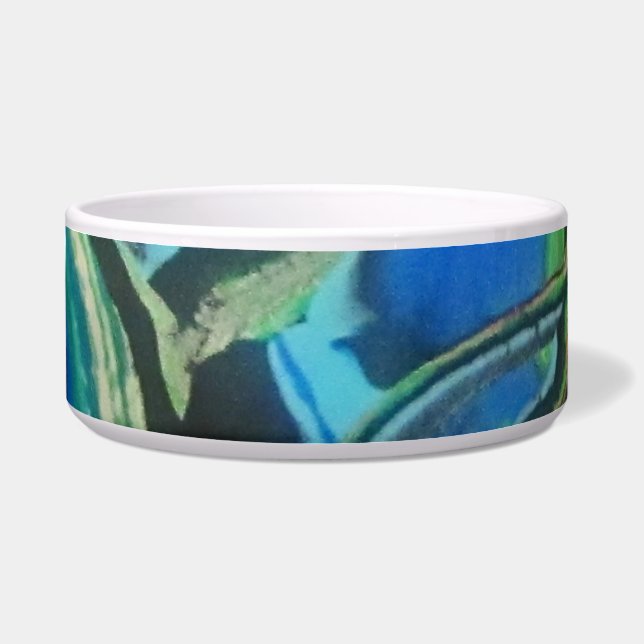 SWELL grote schaal van keramische hondenschaal Voerbakje (Voorkant)