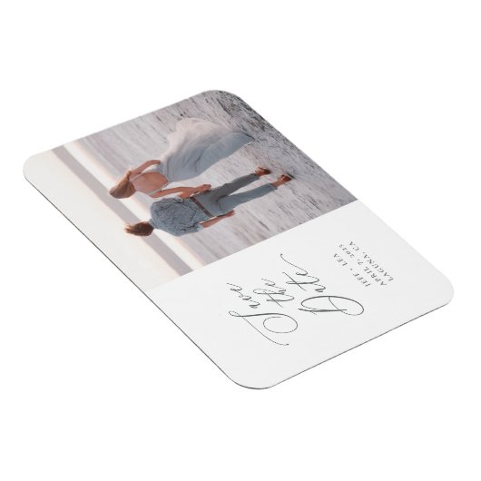 Swept Letters Flexible Photo Magnet Magneet (Rechterzijde)