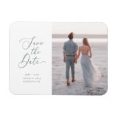 Swept Letters Flexible Photo Magnet Magneet (Horizontaal)