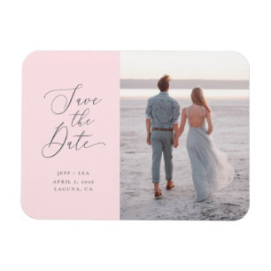 Swept Letters Flexible Photo Magnet Magneet