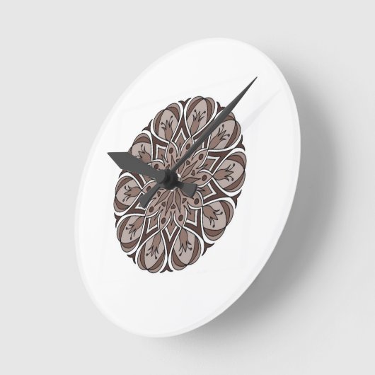 SWERVE acrylic wall clock Ronde Klok (Hoek)