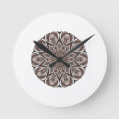 SWERVE acrylic wall clock Ronde Klok (Voorkant)