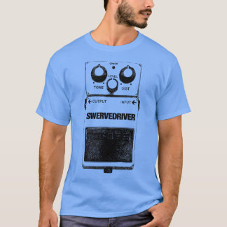 Swervedriver gitaar pedaal t-shirt