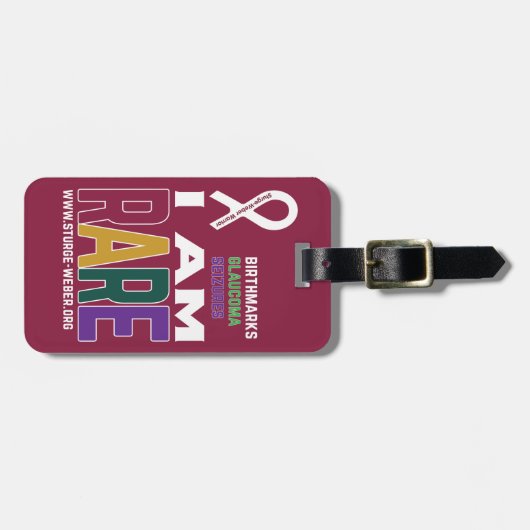 SWF I am Rare Luggage Tag Bagagelabel (Voorkant horizontaal)