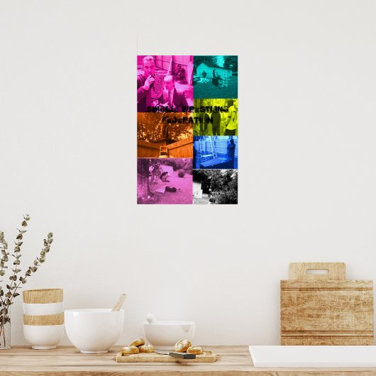 swf-poster met verschillende kleuren poster (Keuken)