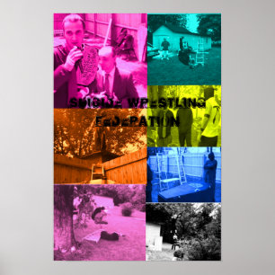 swf-poster met verschillende kleuren poster